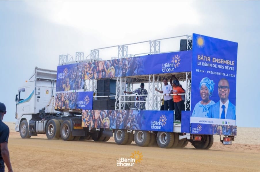 Notre Car podium Kondo vibre la campagne électorale au Bénin